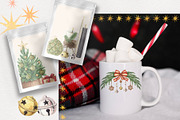 Cozy Christmas Watercolor Collection, a Seasonal Illustration by Nadya Saen Art (Thumbnail 3 of 11)