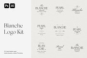 Blanche Logo Kit | Logos Ai Eps Psd, a Branding & Logo Template by Feel This (Thumbnail 1 of 11)