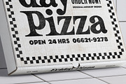 Pizza Box Mockup, a Cups & Container Mockup by eezo (Thumbnail 3 of 5)