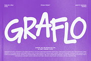 GRAFLO - Urban Street Graffiti, a Handwritten Font by Indotype Foundry (Thumbnail 1 of 10)