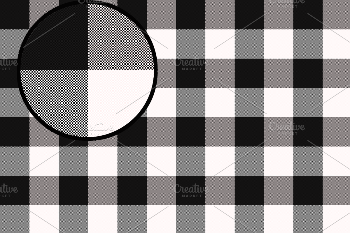 12 Classic Gingham Patterns, a Pattern Graphic by catherine.hubert (Photo 3 of 3)