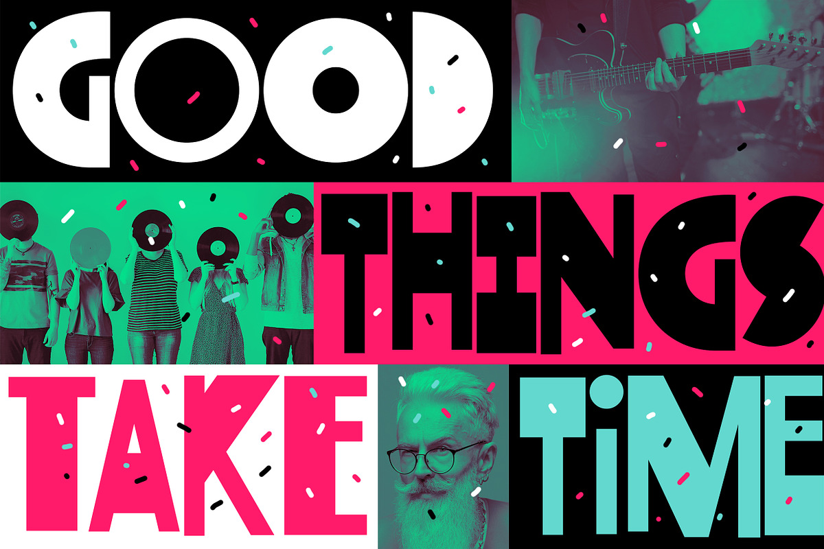 Kroist - Experimental Pop Fonts, a Font by Ian Irwanwismoyo (Photo 4 of 8)