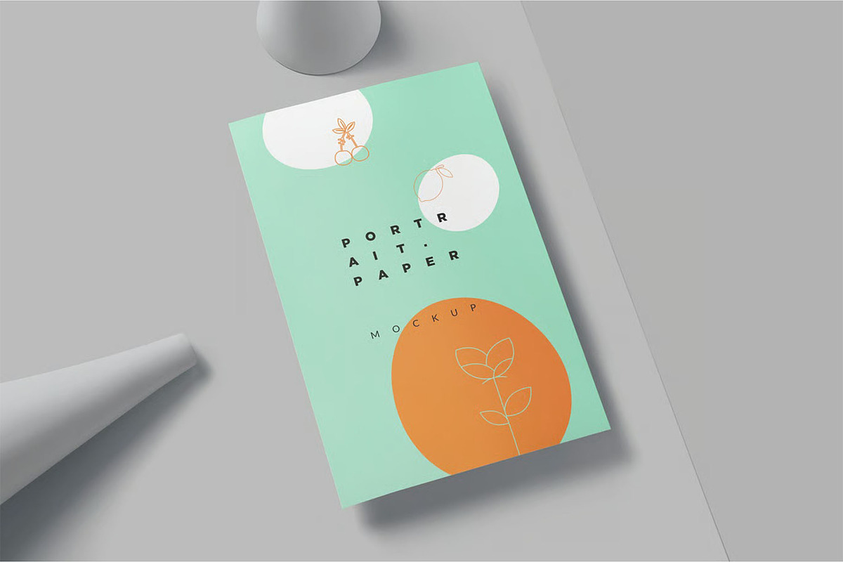 US Half Letter Size Paper Mockups, an Advertising Mockup by megostudi0 (Photo 4 of 7)