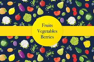 Fruits, vegetables and berries