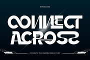 CONNECT ACROSS - GEOMETRIC FONT, a Sans Serif Font by 177Studio (Thumbnail 1 of 8)