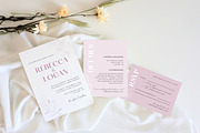 Blush Wedding Invitation Template, an Invitation Template by Cottontail Paper Shop (Thumbnail 2 of 7)
