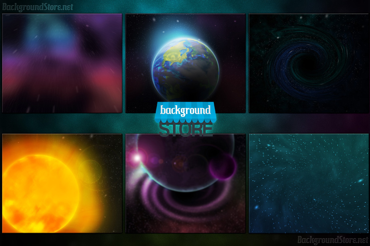 Universe Backgrounds Bundle preview 5