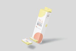 Tea Dispenser Box Mockup