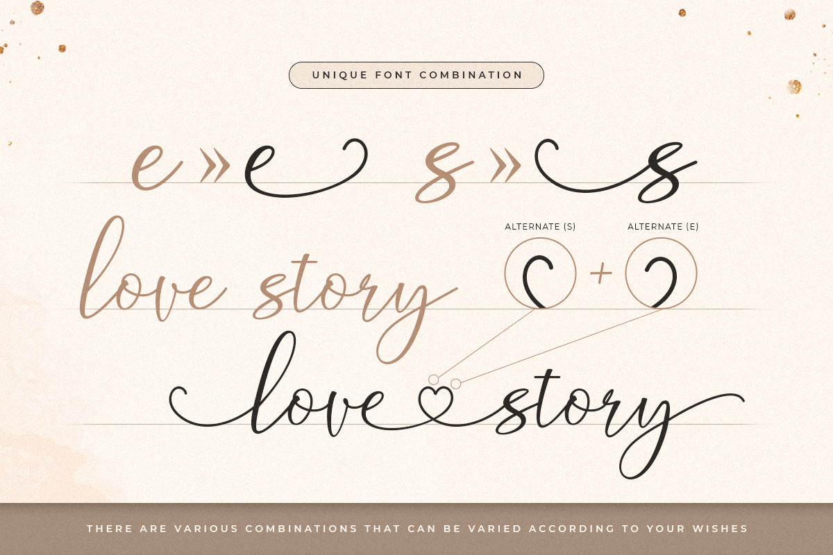 Me  You Forever - Lovely Font Duo, a Script Font by Sensatype (Photo 4 of 16)