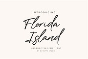 Florida Island, a Script Font by Muwatta Studio (Thumbnail 1 of 10)
