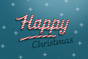 Christmas Candy Text Effect, a Layer Style Add-On by Evlogiev Studio (Thumbnail 3 of 5)