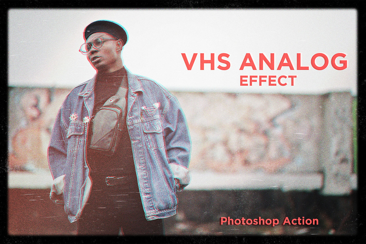 VHS Analog - Photoshop Action, an Action Add-On by Shyeno (Photo 1 of 11)