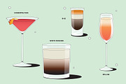 Cocktail Vector Illustrations, a Food Illustration by TheFoodAtlas (Thumbnail 9 of 10)