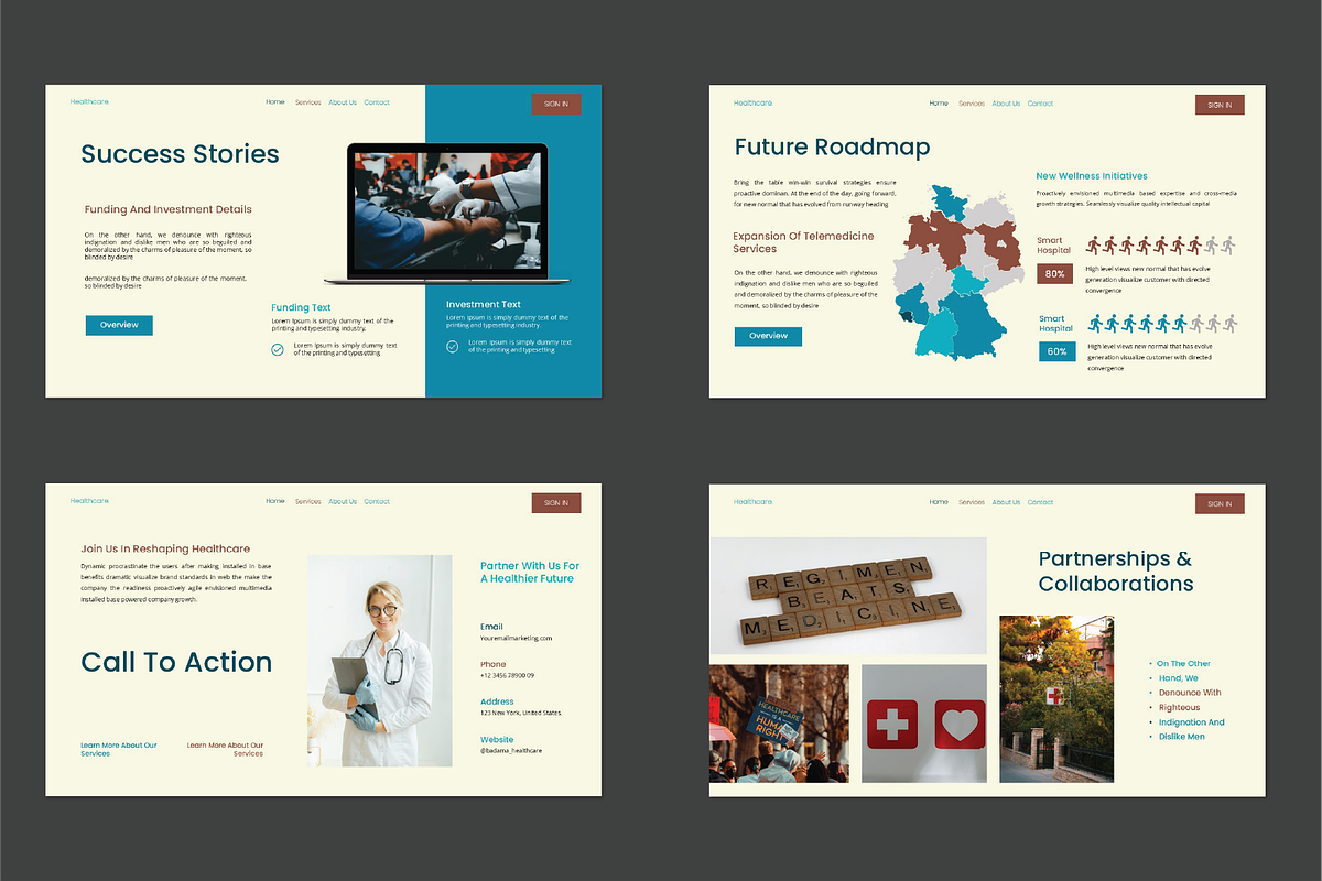 Healthcare Powerpoint Template, a Presentation Template by Caprio Studio (Photo 5 of 6)