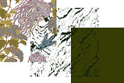 Jellyfish&Hydrangea Botanical Garden, a Pattern Graphic by NayaChu (Thumbnail 4 of 9)