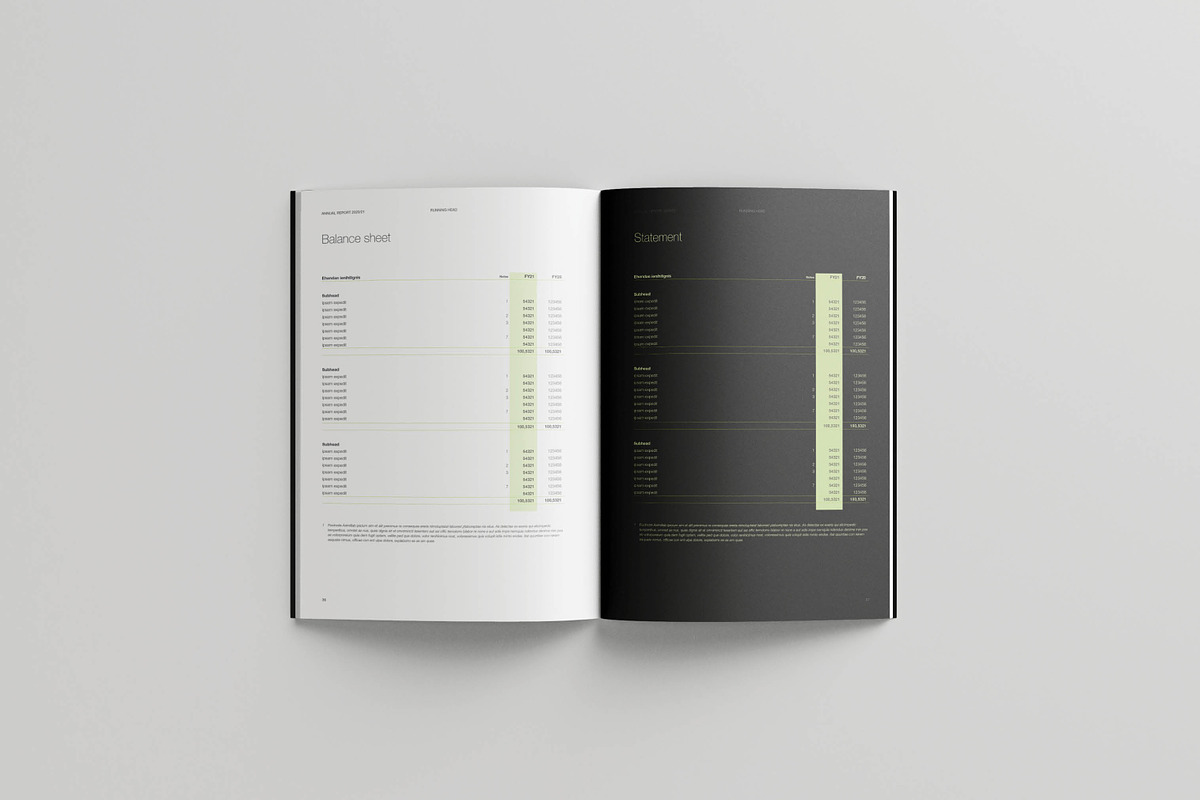 Corporate Annual Report template, a Templates & Theme by Ally Heart (Photo 10 of 11)