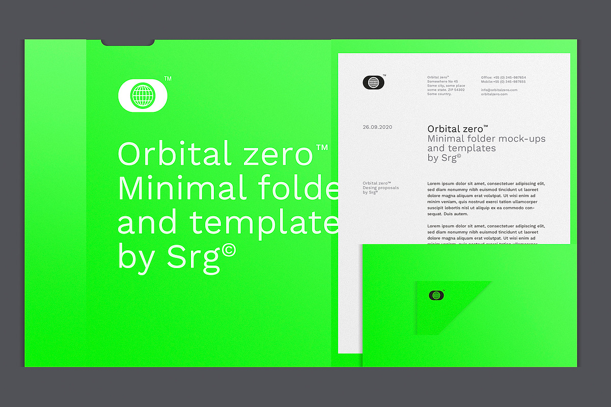 20 folder mock-ups & templates, a Product Mockup by Srg® (Photo 19 of 21)
