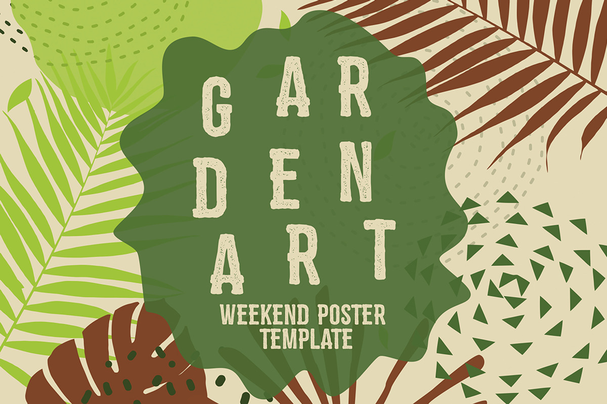 Garden Art Weekend Template, a Flyer Template by FonDrakes (Photo 1 of 4)