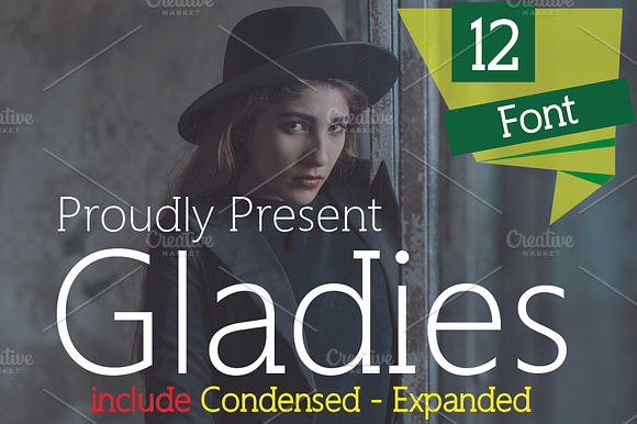 Gladies Slab Serif preview 8