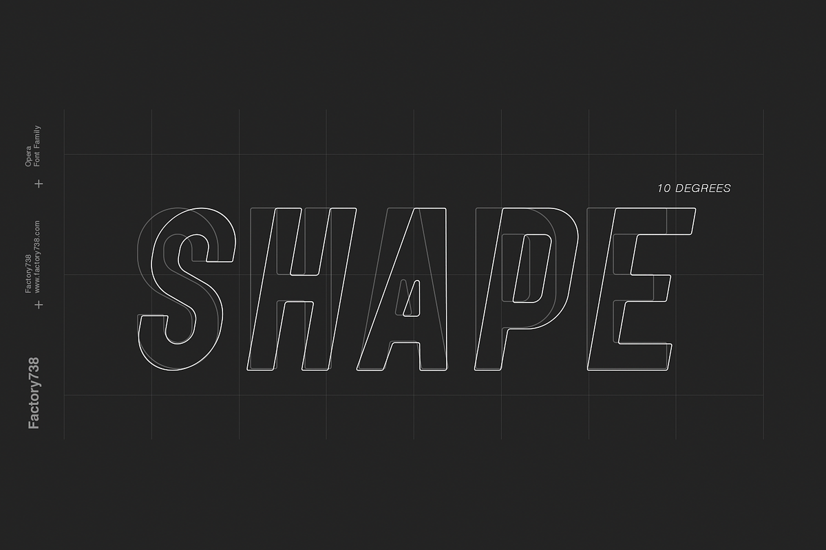 Opera Oblique, a Font by FactoryType Studio (Photo 5 of 5)