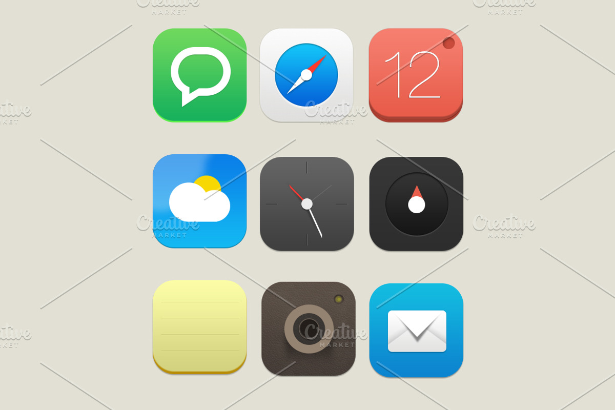 Mobile Icon Set 1, an Icon by Mousecrafters