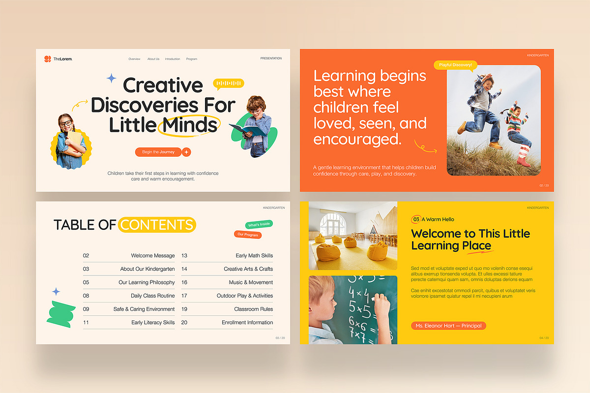 Colorful Kindergarten Presentation, a Presentation Template by BrandPacks (Photo 2 of 7)