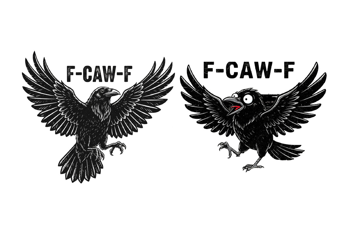 F-Caw-F Clipart PNG, an Illustration by SinaCreation (Photo 4 of 7)