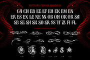 Reptilian Stinger Typeface, a Serif Font by alit design (Thumbnail 18 of 19)