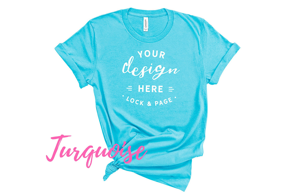 Bella Canvas TShirt Mockups On White, a Shirt Mockup by lock and page (Photo 83 of 92)