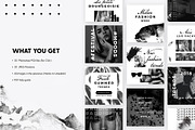 SALE 2in1 Noir Beauty Edition, a Social Media Template by The Wedding Shop (Thumbnail 10 of 15)