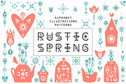 Rustic Spring - Graphic Collection, a Decorative Illustration by Struvictory.art (Thumbnail 1 of 10)