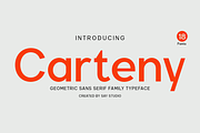 Carteny - Geometric Sans Family, a Sans Serif Font by Say Studio (Thumbnail 1 of 13)