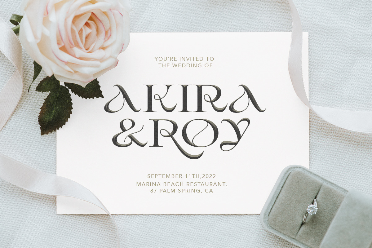 Desira - Attractive Serif, a Serif Font by Sarid Ezra (Photo 8 of 9)