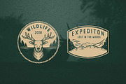 16 WILD NATURE BADGES COLLECTION, an Animal Illustration by Trape Graphic Studio (Thumbnail 5 of 6)