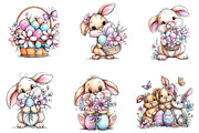 Whimsical Happy Easter Clipart, an Illustration by Dream Creation (Thumbnail 4 of 7)