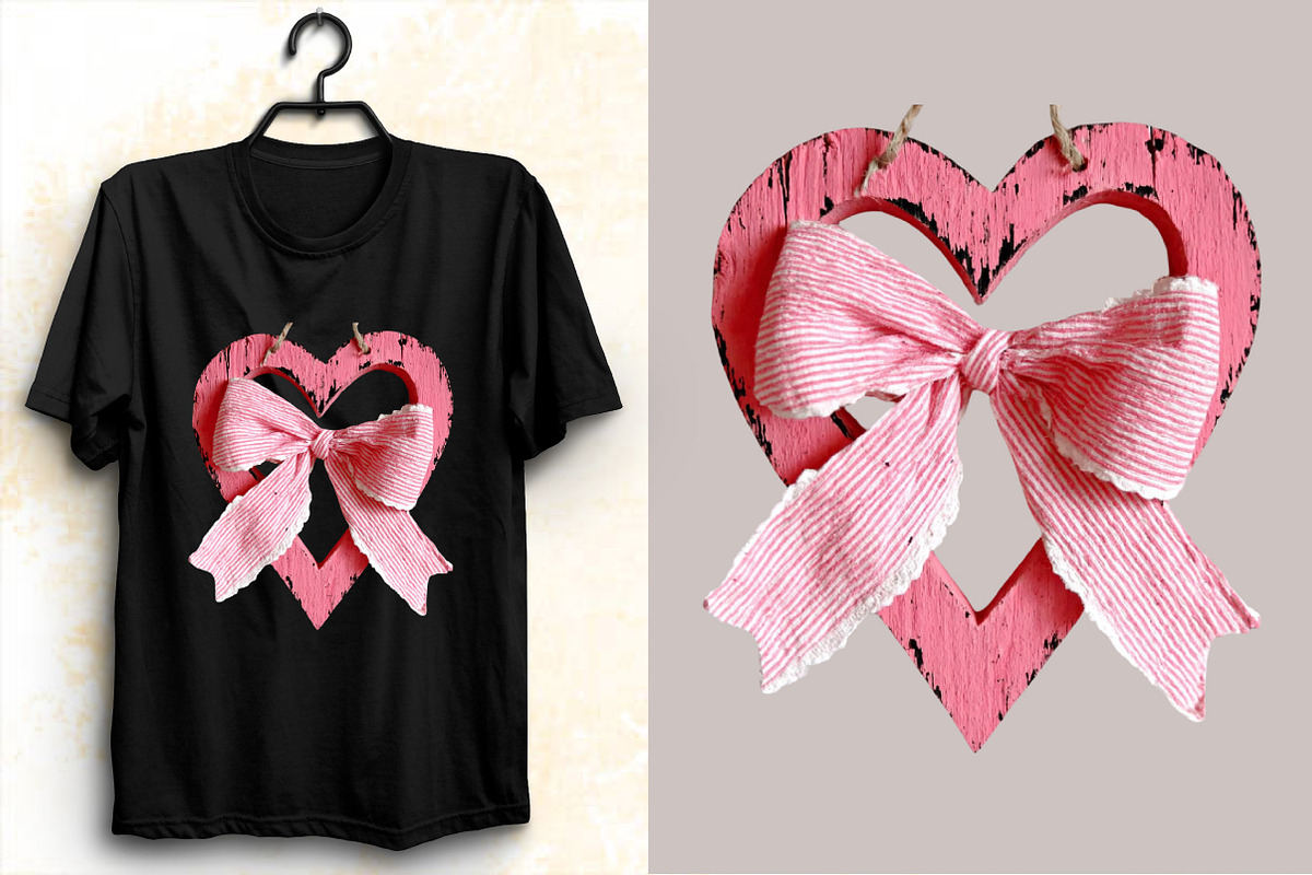 Valentine Bow Heart Frame Bundle, an Illustration by SVGArt (Photo 6 of 8)