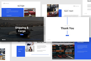 Shipping & Cargo Keynote Template