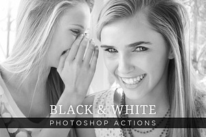 Black & White Photoshop Actions 1