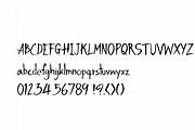 Mini Line, a Script Font by TKDoodle (Thumbnail 2 of 2)