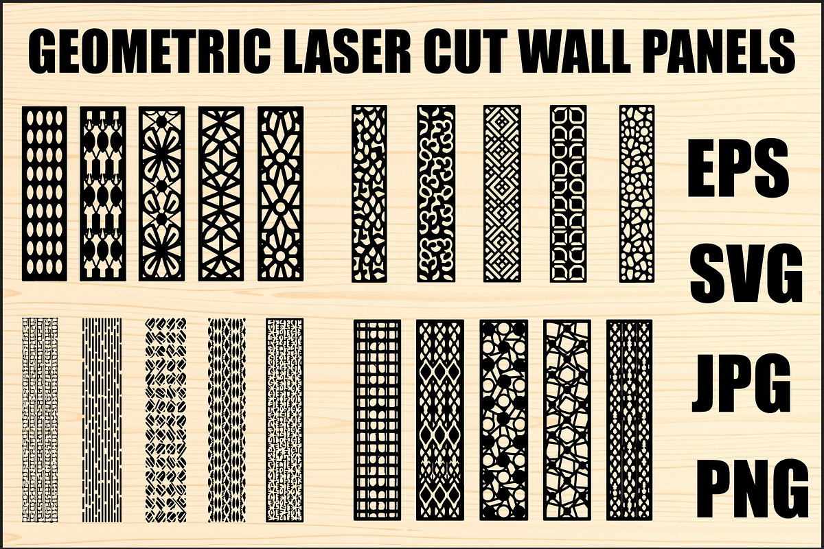 Geometric Laser Cut Wall Art, an Object Graphic by Creativeshirt (Photo 1 of 5)