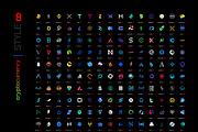 Crypto Currency Logos Bundle, a Branding & Logo Template by karnofff (Thumbnail 10 of 13)