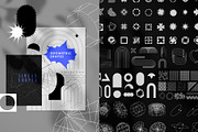 Abstract geometric elements Part 2, a Decorative Illustration by Merfin (Thumbnail 1 of 7)