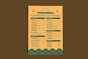 Food Menu Geometric Pattern, a Flyer Template by Me55enjah Design (Thumbnail 2 of 3)