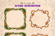 Weird Mushrooms, an Object Illustration by Ink Stories (Thumbnail 14 of 23)