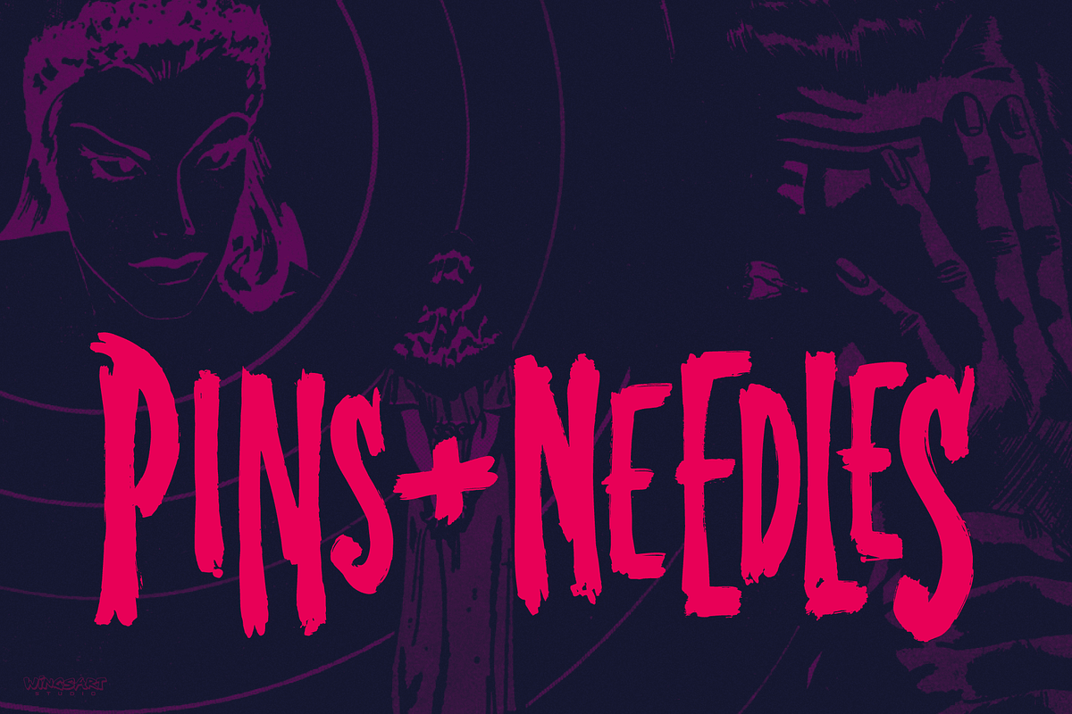 Splatterpunks A Halloween Brush Font, a Font by Wingsart Studio (Photo 11 of 15)