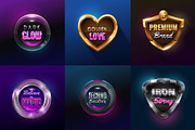 3D Vector Badges Collection Vol 2, a Branding & Logo Template by Bagstudio Shop (Thumbnail 3 of 3)
