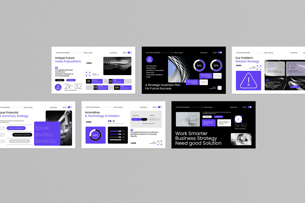 Innovative Business Pitch-Deck, a Presentation Template by Slide-Agency (Photo 3 of 8)