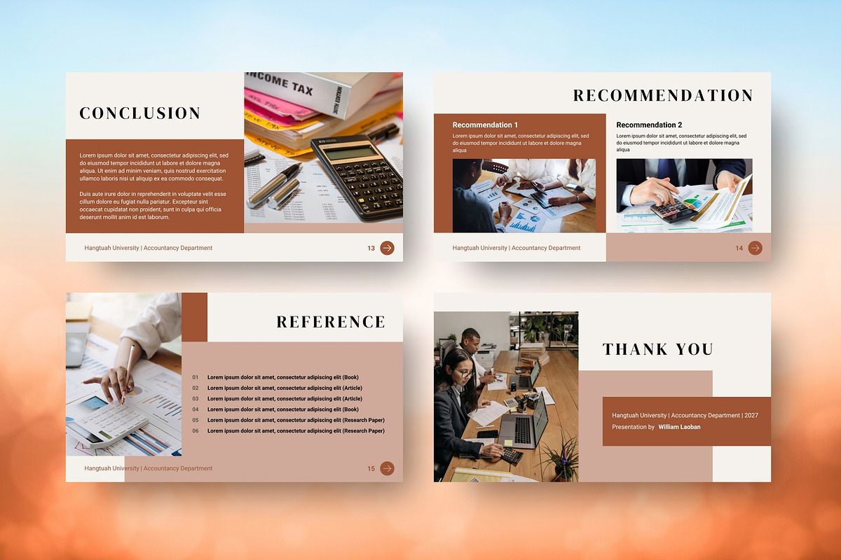 Thesis Defense, a Presentation Template by FIBRINOSÄ (Photo 2 of 4)