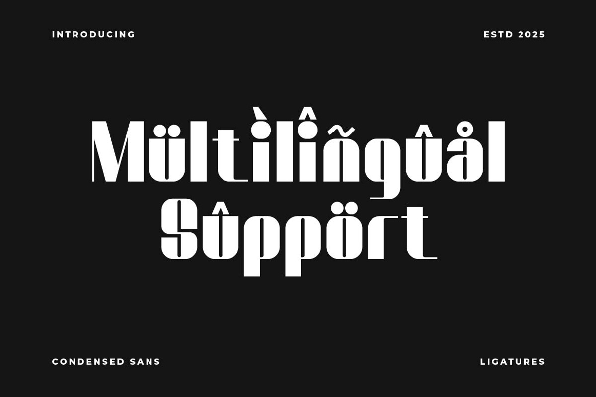 Thoulh Modern Display Font, a Sans Serif Font by Artiveko (Photo 3 of 8)