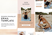 Neutral Boho Fashion Email Template, an Email Template by KikiBunnyCreative (Thumbnail 1 of 7)